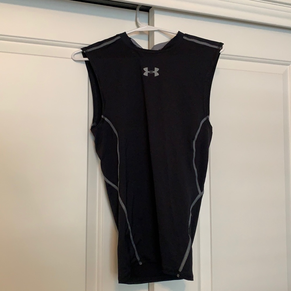 UNDER ARMOUR Black Men’s Compression Tank; Size S; Rarely Worn